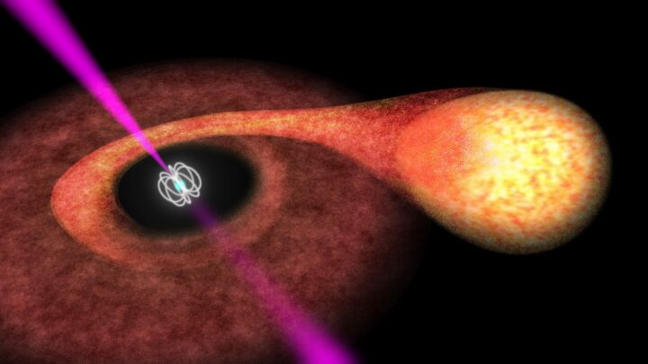 Магнитные поля играют огромную роль в механизме затмения пульсаров Черной вдовы