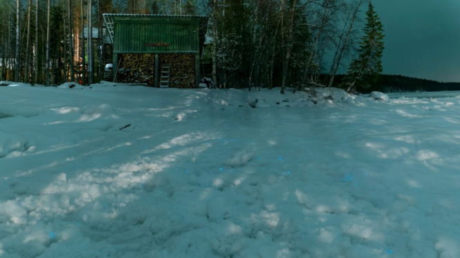 В Арктике выпал снег с голубыми примесями. Химтрейлы обновили?