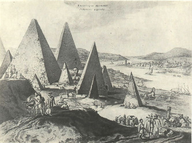 Что не так с изображением египетских пирамид до 19 века