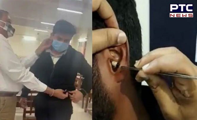 Студент-медик хирургически вживил Bluetooth-устройство в собственное ухо, чтобы списывать на выпускном экзамене