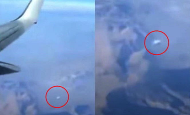 Пассажир самолета снял НЛО над Швейцарией