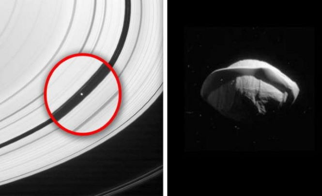 Инопланетные корабли прячутся в кольцах Сатурна