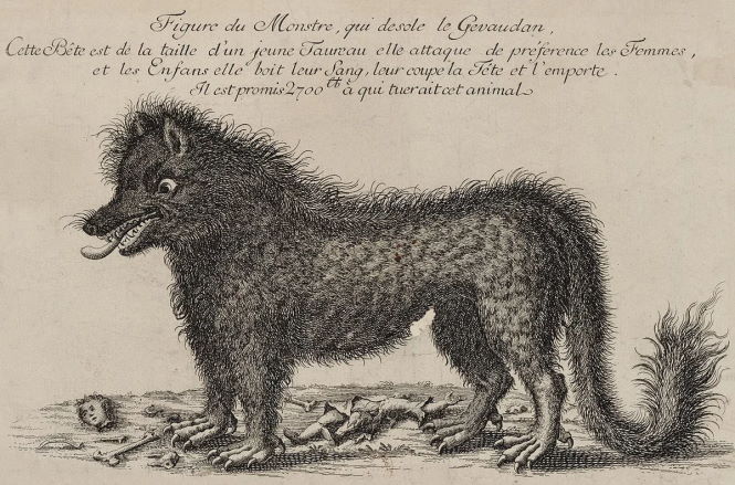 Жеводанский зверь: огромный волк или оборотень?