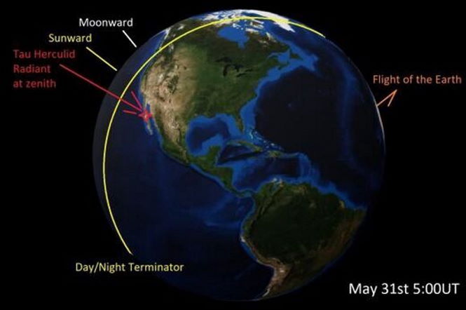 31 мая может произойти самая мощная метеоритная буря за последние несколько поколений