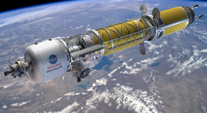 США испытают космический корабль с ядерным двигателем