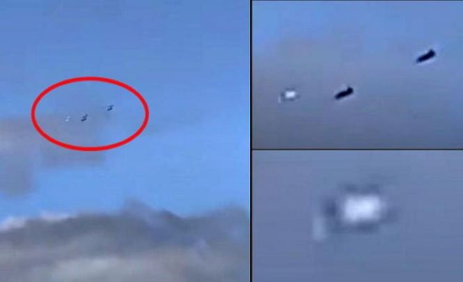 Два истребителя преследуют НЛО в штате Мэн