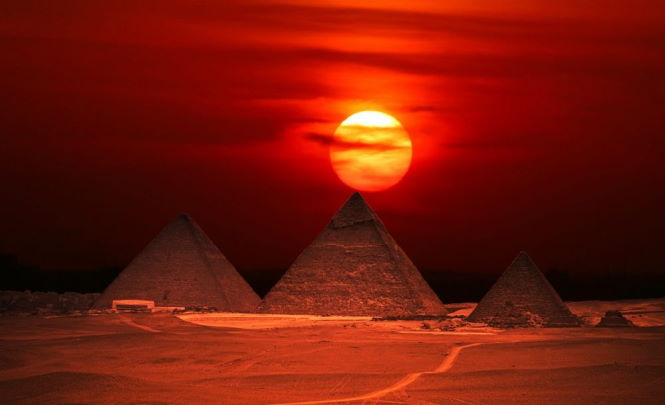 Сканирование пустыни в Египте выявило следы древней пирамиды, погребенной под песком
