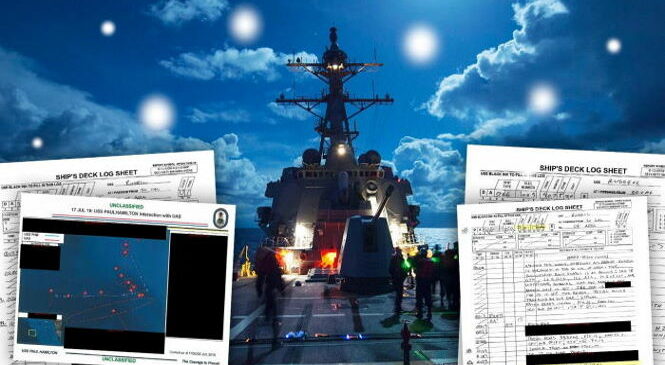 ВМС США опубликовали видео таинственных НЛО