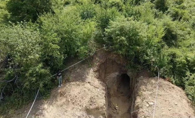 Необычное подземелье с туннелями нашли на Кубани