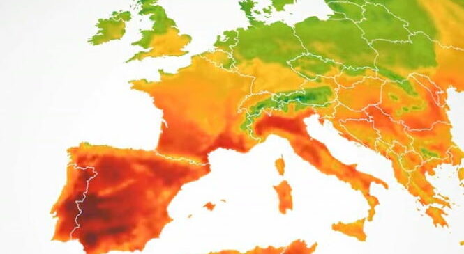 Опасная, затяжная аномальная жара угрожает миллионам людей в Западной Европе — объявлен самый высокий уровень предупреждения о жаре