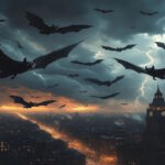 В небе происходит нечто такое, что с Земли убегают уже даже летучие мыши.