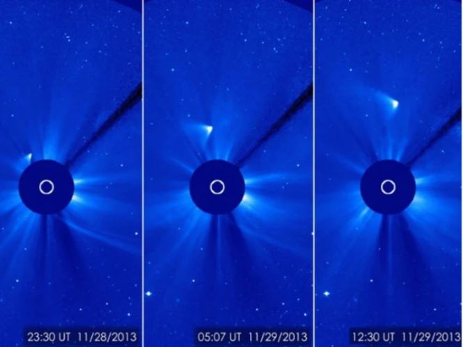 Гигантская комета, грозившая устроить ад на Земле, врезалась в Солнце