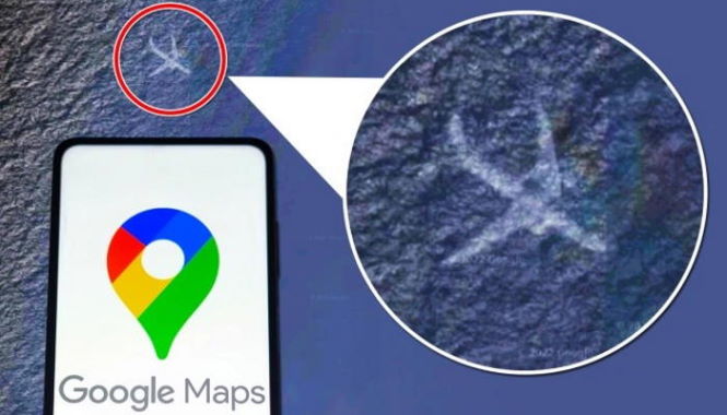 Загадочный объект нашли на картах Google