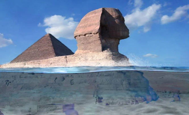 Египетский Сфинкс построен до потопа? Момент противоречащий официальным хроникам.