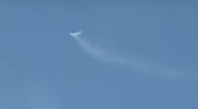 Ангелоподобный НЛО был замечен в небе Массачусетса