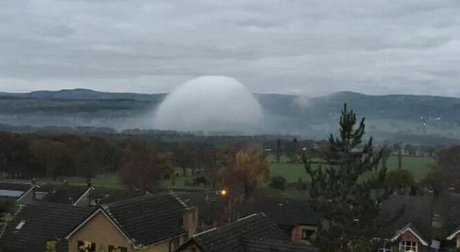 Необычный туманный купол