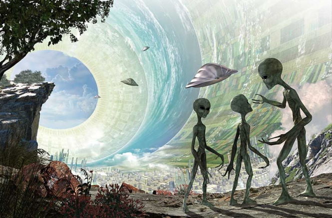Подземная раса инопланетян: НЛО могут прилетать изнутри Земли
