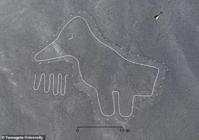 В пустыне Наска обнаружено более 150 новых геоглифов, некоторые из них изображают очень странных существ