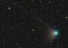 Недавно открытая зеленая комета пролетит мимо Земли