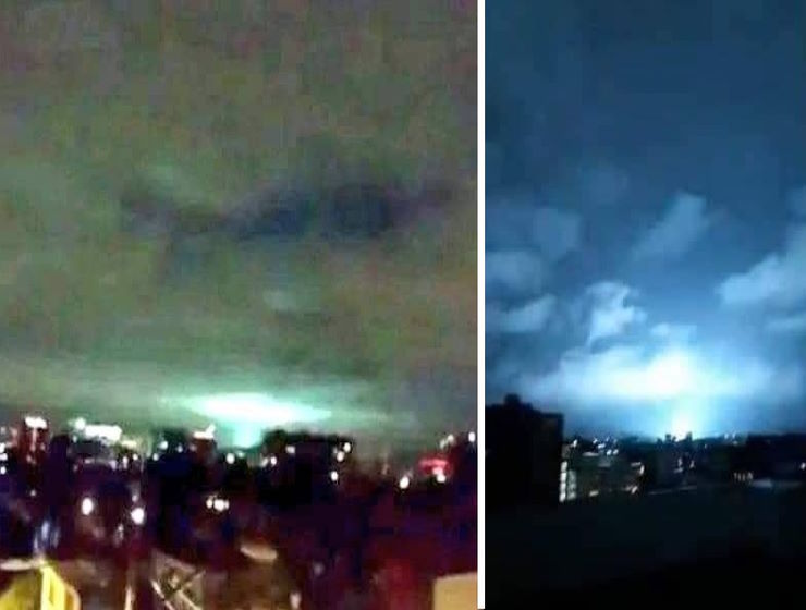 Перед землетрясением в Турции в небе наблюдали странные голубые вспышки