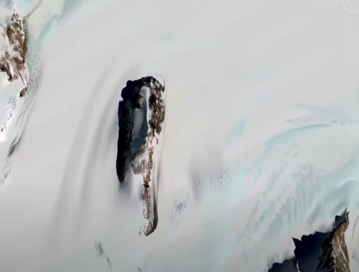 Охотник за НЛО увидел лицо Иисуса в Антарктиде