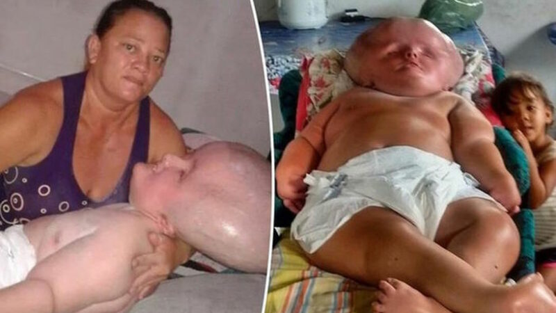 Фото с гигантским младенцем напугало Интернет