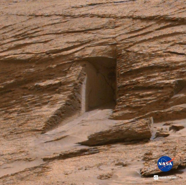 На снимках Марса обнаружены следы древних цивилизаций