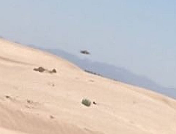 Мексиканец делал селфи в пустыне и случайно заснял типичную «летающую тарелку»