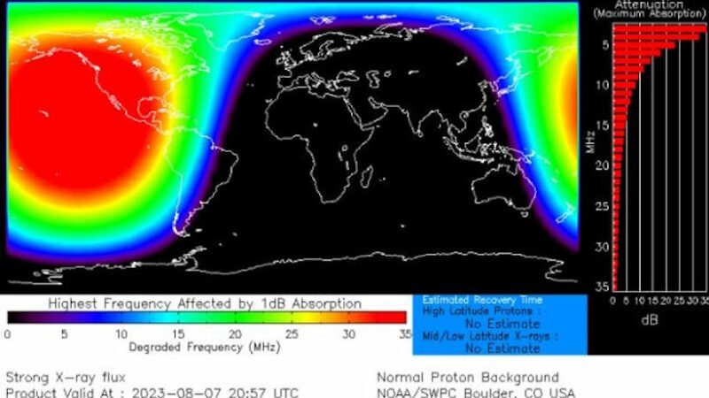 Солнечная вспышка вырубила радио в США и это еще не все