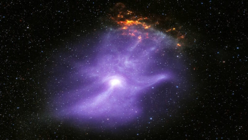 Таинственная рука-призрак, обнаруженная рентгеновскими телескопами НАСА