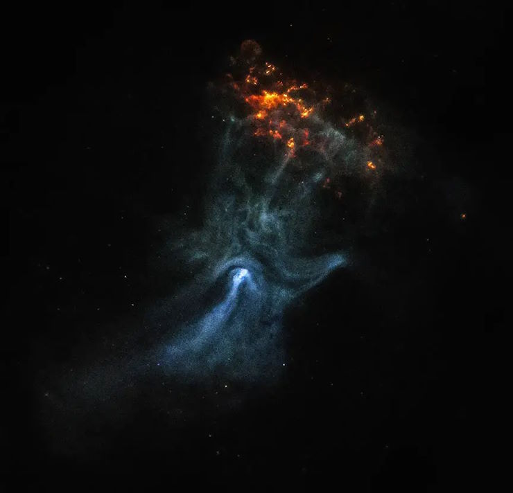 Таинственная рука-призрак, обнаруженная рентгеновскими телескопами НАСА