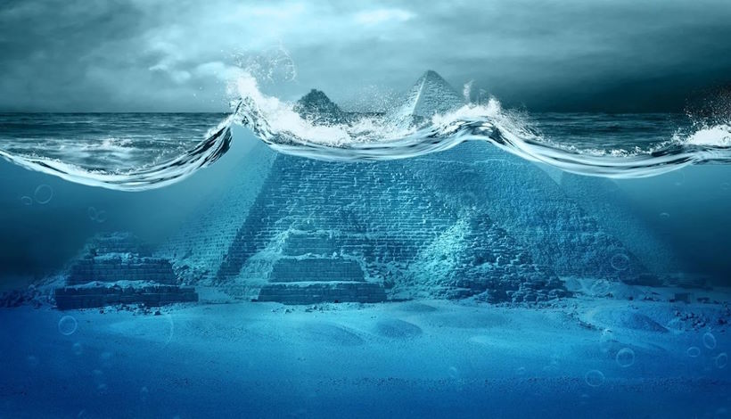 Допотопный период: Пирамиды Гизы долгое время находились под водой