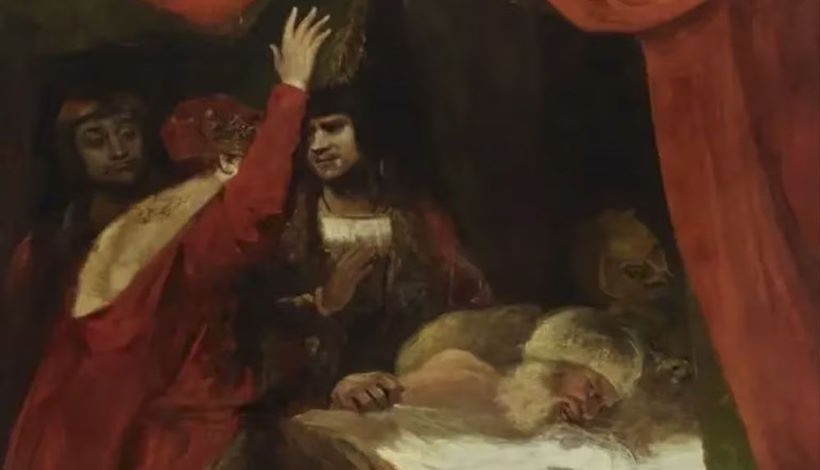 Дьявол, спрятанный в картине XVIII века