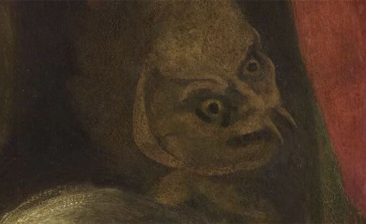 Дьявол, спрятанный в картине XVIII века