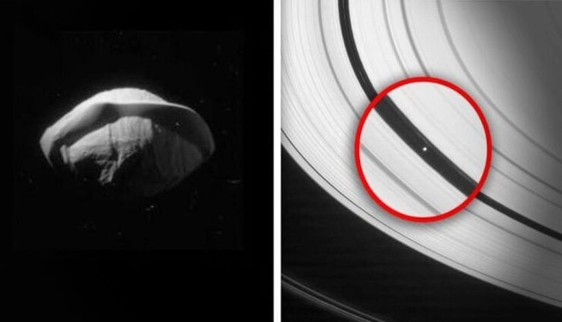 Охотник за инопланетянами утверждает, что НАСА сфотографировало инопланетную "космическую станцию" вблизи Сатурна