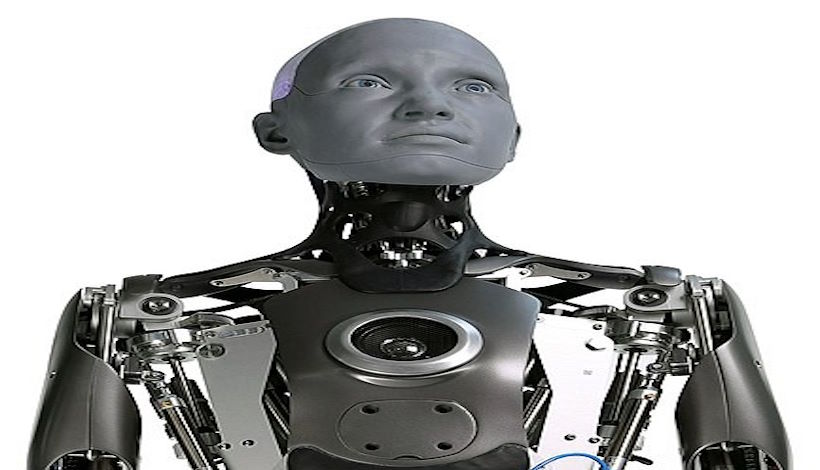Человекоподобный робот Ameca может копировать голоса таких известных личностей, как Элон Маск, Морган Фримен