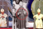 Почему Папа Римский носит перевернутый и изогнутый крест