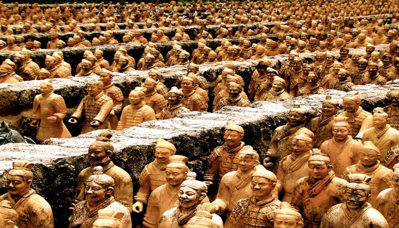 Тайны древнего Китая: 16-тонный саркофаг с сокровищами найден рядом с терракотовой армиейФото из открытых источников