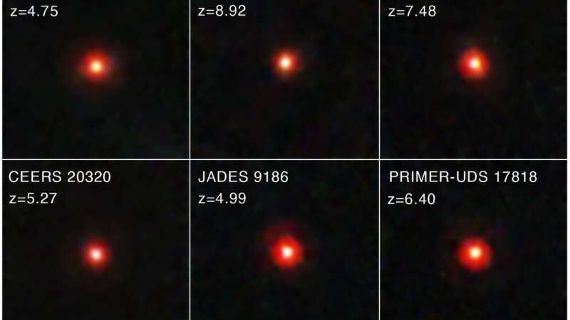 Являются ли «алые точки» JWST зародышами сверхмассивных чёрных дыр?