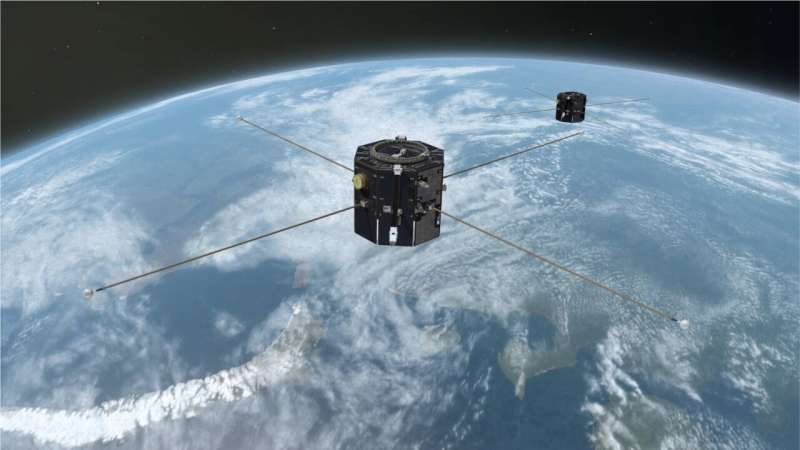 На представленной художественной визуализации изображена миссия NASA TRACERS, управляемая SwRI. Автор: Andy Kale Подготовка миссии TRACERS к запуску