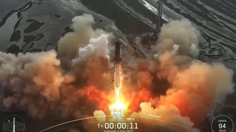 Сверкая в пламени: Starship SpaceX успешно завершил десятый испытательный полет