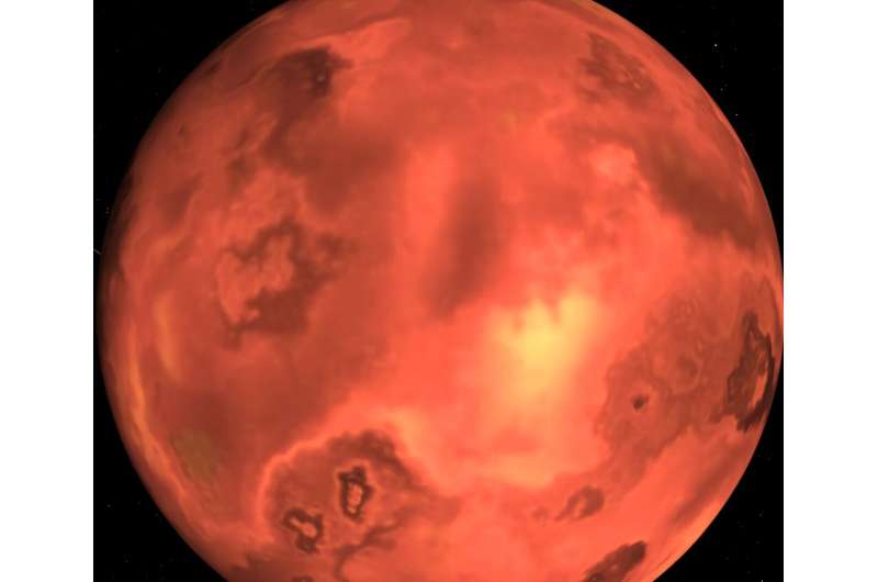 Художественная иллюстрация каменистой экзопланеты GJ 3929 b. Автор: NASA Еще одна землеподобная экзопланета исключена из списка: телескоп Джеймса Уэбба показал отсутствие атмосферы у GJ 3929b