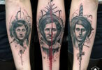 Inside a tattoo parlour where hateful images are covered for free