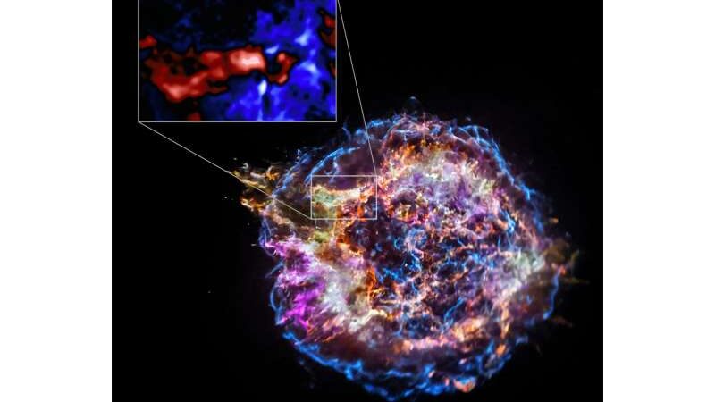 Chandra раскрывает тайны последних часов жизни сверхновой Кассиопея A