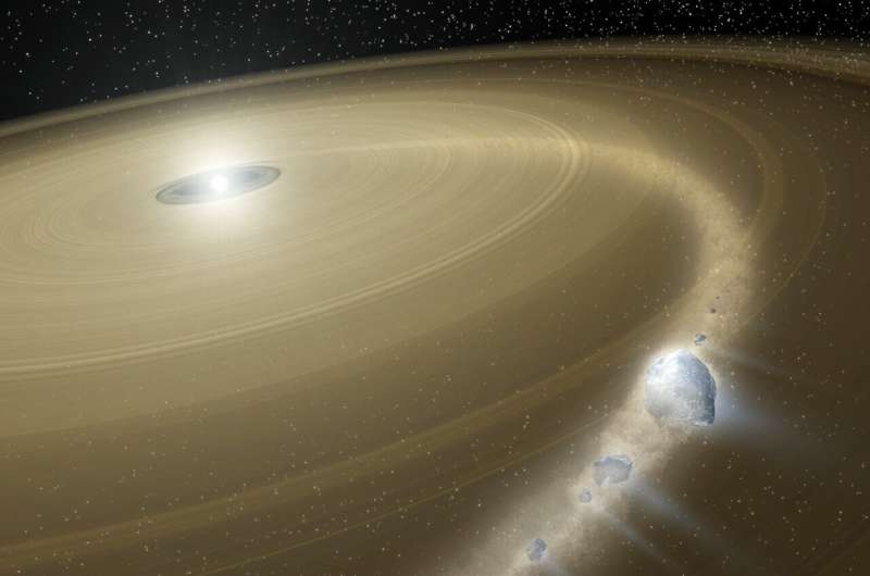 Хаббл NASA запечатлел, как белый карлик поглощает объект, похожий на Плутон