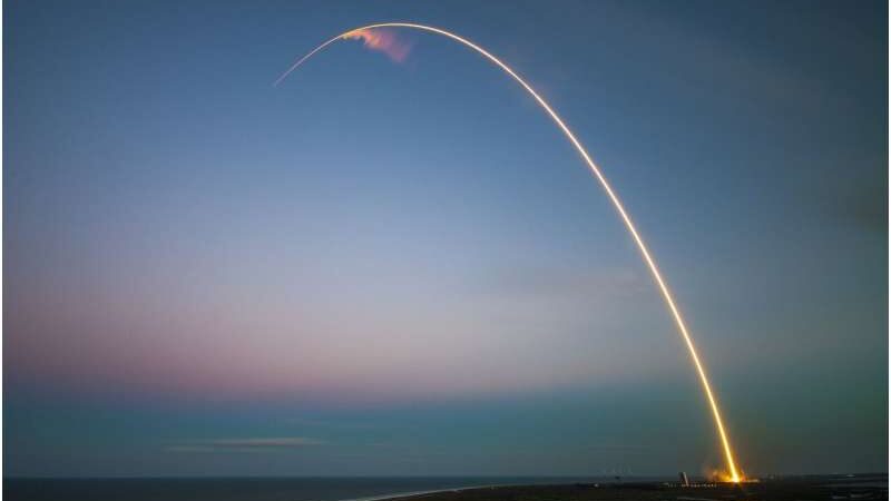 Запуск спутников Amazon от SpaceX