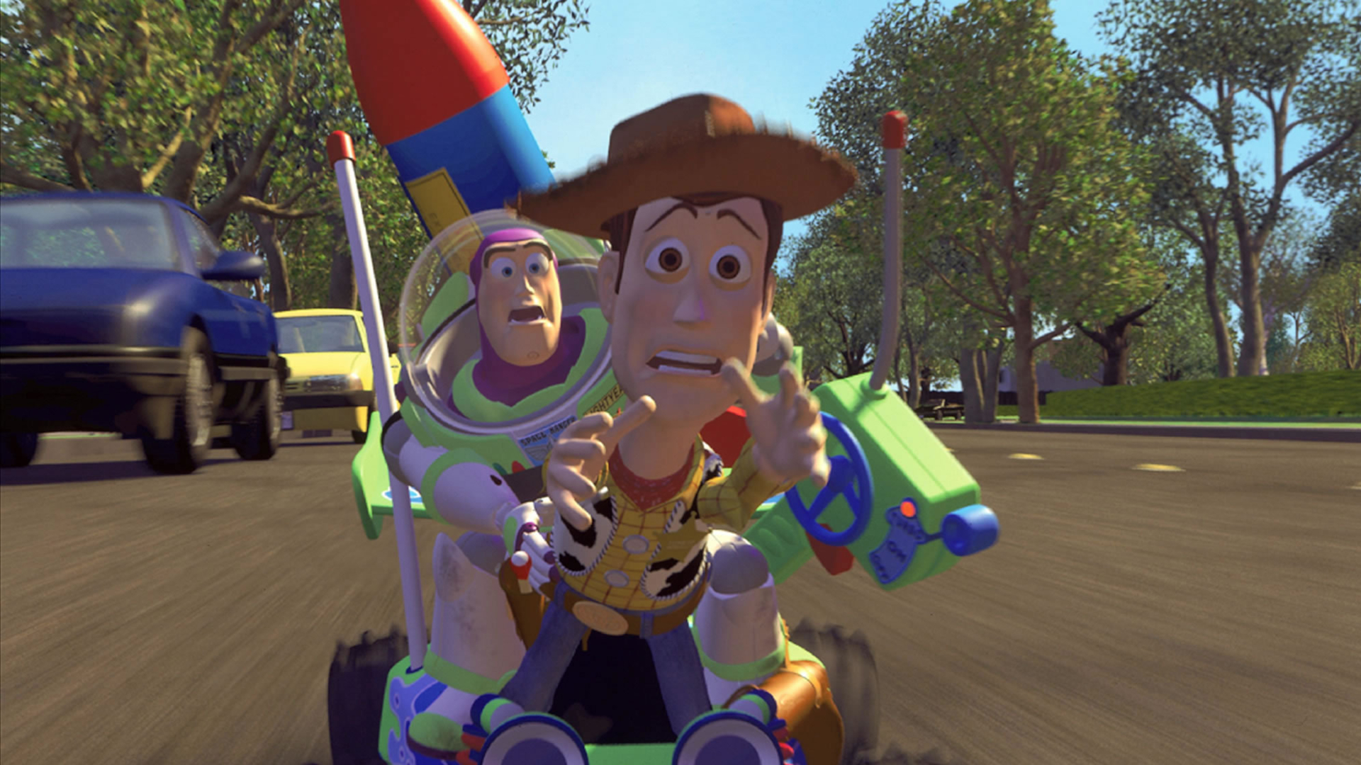 Buzz Lightyear in the movie Toy Story