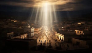 «Кто-то включил солнце посреди ночи»: В Патагонии загадочный луч превратил тьму в день на глазах у фотографа