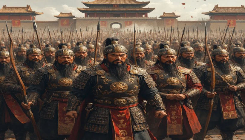 Гиганты Поднебесной: Тайна императорской гвардии из 500 лучников