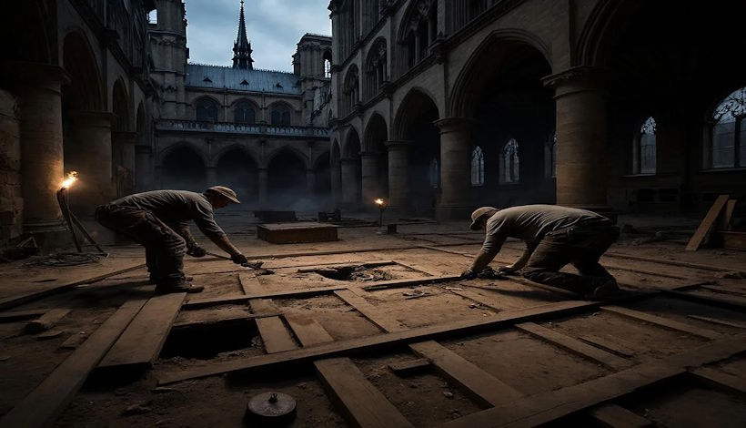 Свинцовые молчальники: что нашли под полом сгоревшего Нотр-Дама